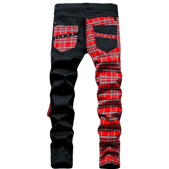 🎆 💥Men Red & Black Strap Pants💥🎆